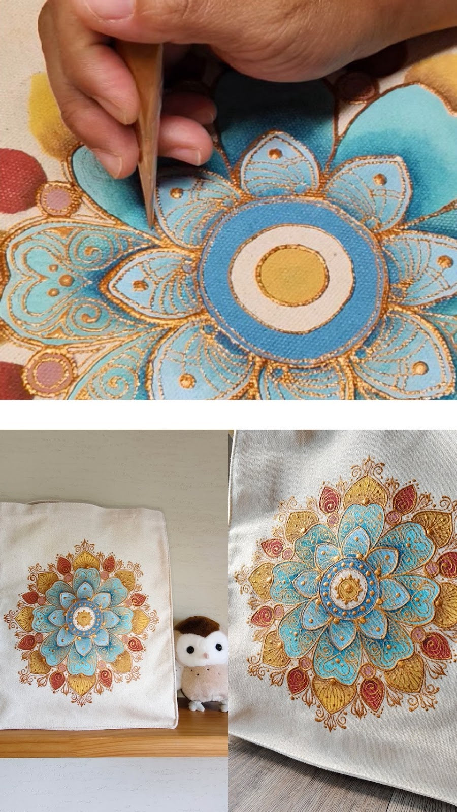 曼陀羅手繪提袋 一日工作坊