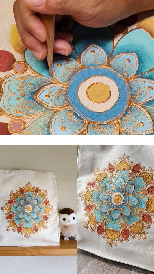 曼陀羅手繪提袋 一日工作坊