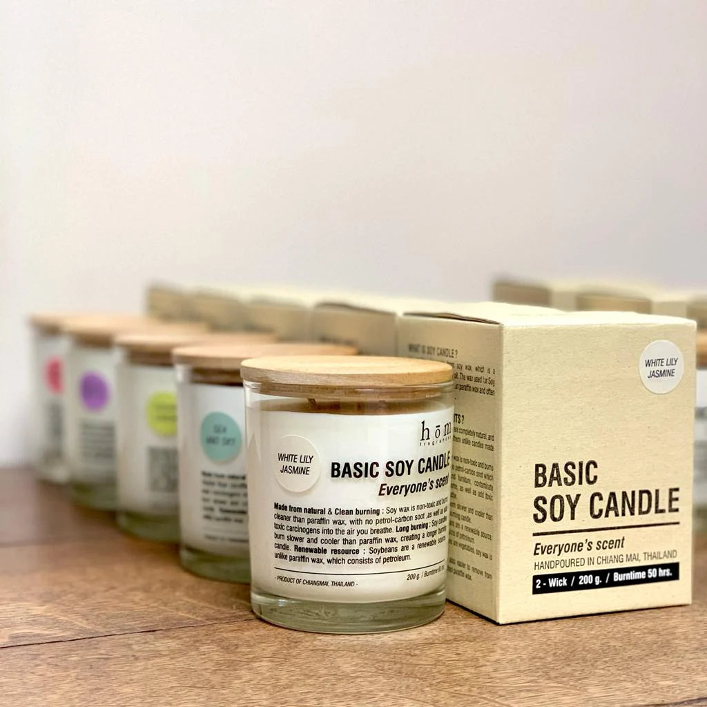 Hom Fragrances (White Sage Lavender) 泰國大豆香薰蠟燭-白鼠尾薰衣草90g